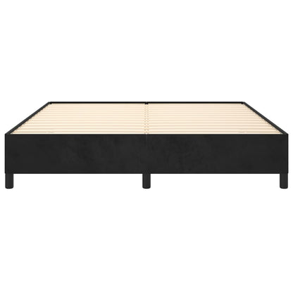 Bed Frame without Mattress Black 180x200 cm Super King Super King Velvet