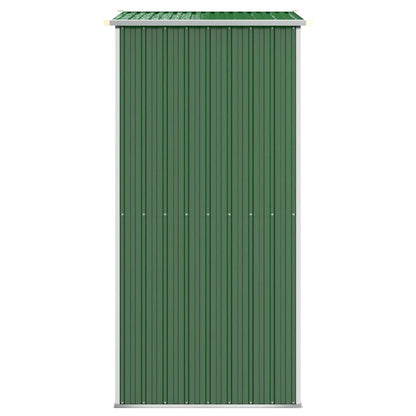 Garden Shed Green 192x108x223 cm Galvanised Steel