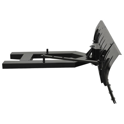 Snow Plough for Forklift 200x48 cm Black