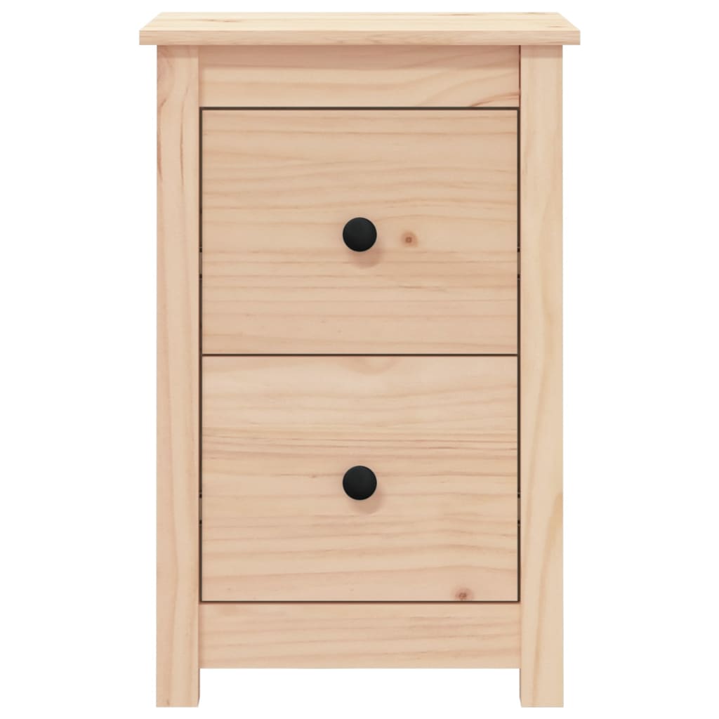 Bedside Cabinets 2 pcs 40x35x61.5 cm Solid Wood Pine