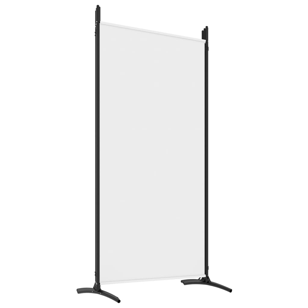 6-Panel Room Divider White 520x180 cm Fabric