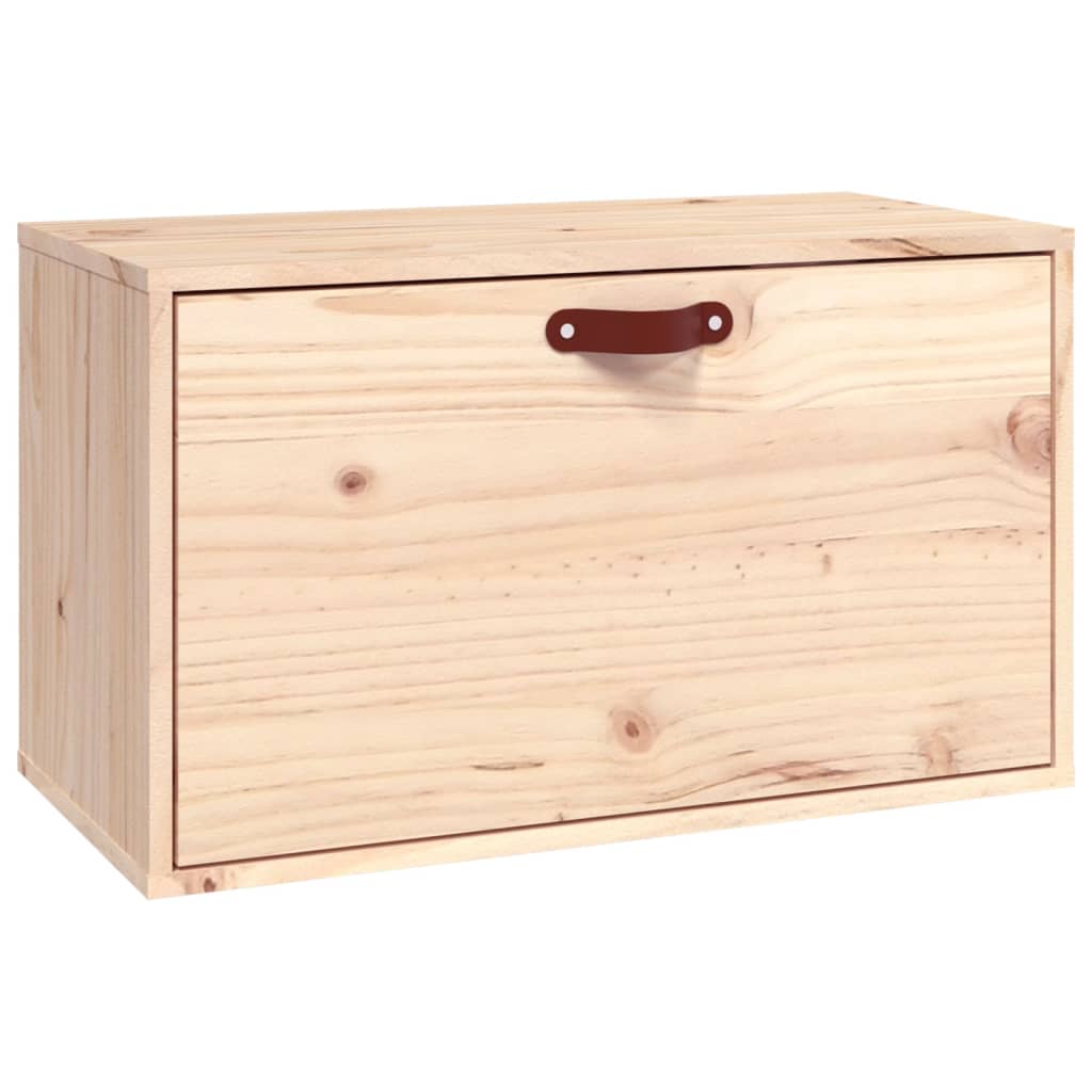 Wall Cabinet 60x30x35 cm Solid Wood Pine