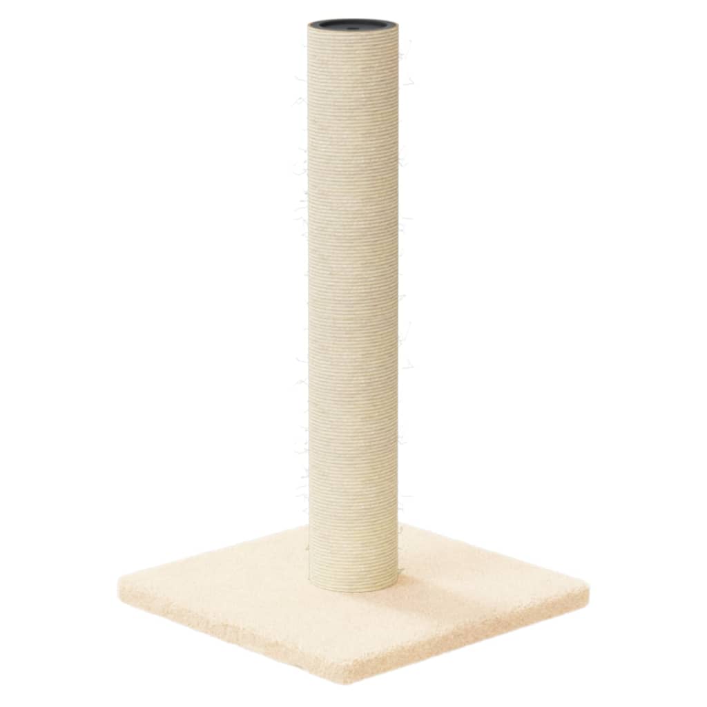 Cat Scratching Post Cream 22x22x45 cm