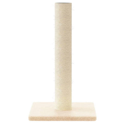 Cat Scratching Post Cream 22x22x45 cm