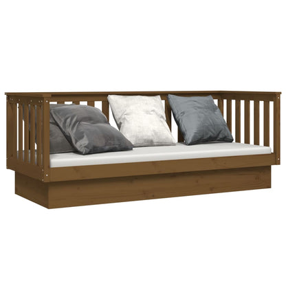 Day Bed Honey Brown 75x190 cm Solid Wood Pine