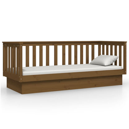 Day Bed Honey Brown 75x190 cm Solid Wood Pine