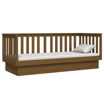 Day Bed Honey Brown 75x190 cm Solid Wood Pine