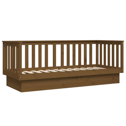 Day Bed Honey Brown 75x190 cm Solid Wood Pine