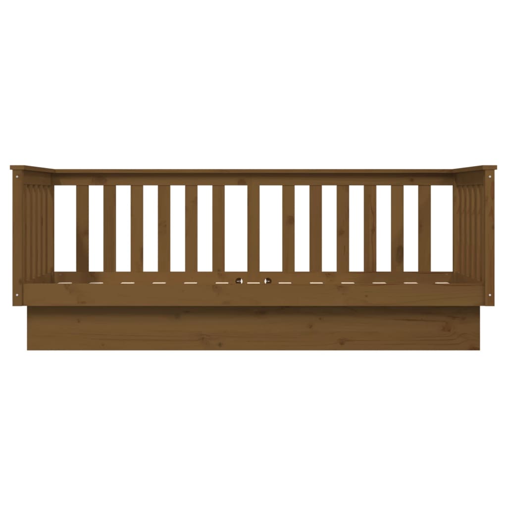 Day Bed Honey Brown 75x190 cm Solid Wood Pine