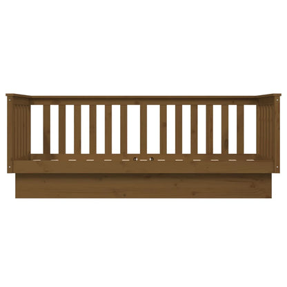 Day Bed Honey Brown 75x190 cm Solid Wood Pine