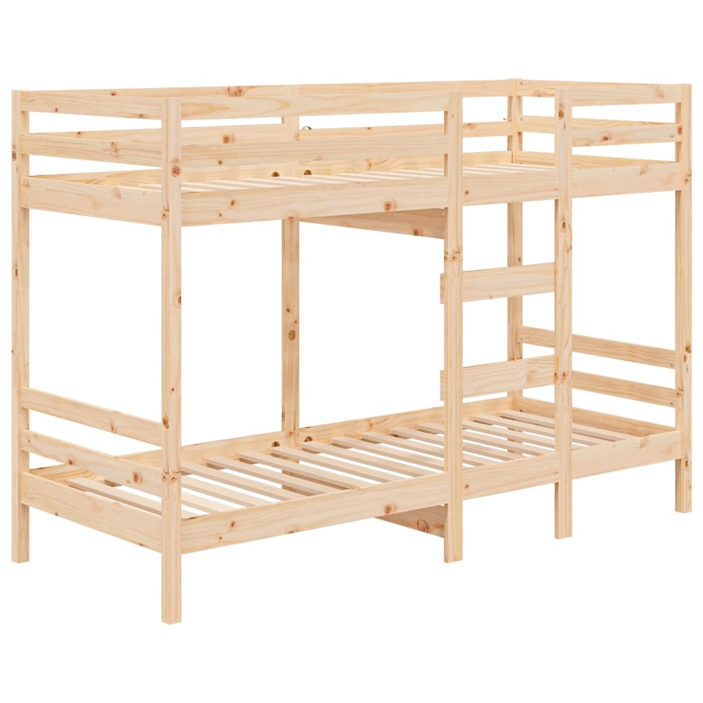 Bunk Bed without Mattress 90x190 cm Single Solid Wood Pine