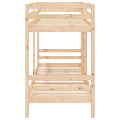 Bunk Bed without Mattress 90x190 cm Single Solid Wood Pine