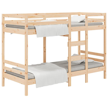 Bunk Bed 75x190 cm 2FT6 Small Single Solid Wood Pine