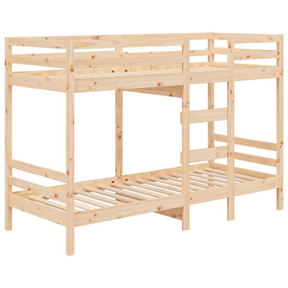 Bunk Bed 75x190 cm 2FT6 Small Single Solid Wood Pine