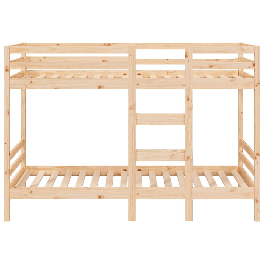 Bunk Bed 75x190 cm 2FT6 Small Single Solid Wood Pine