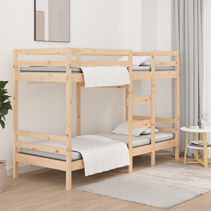 Bunk Bed 75x190 cm 2FT6 Small Single Solid Wood Pine