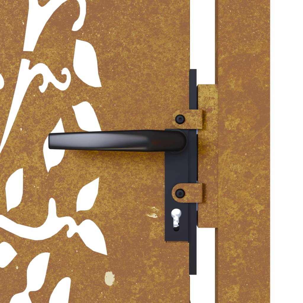 Garden Gate 105x80 cm Corten Steel Tree Design