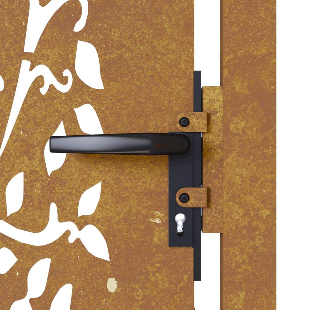 Garden Gate 105x130 cm Corten Steel Tree Design