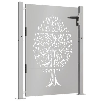 Garden Gate 105x155 cm Corten Steel Tree Design