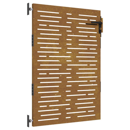 Garden Gate 85x125 cm Corten Steel Square Design