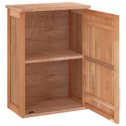 Wall-mounted Bathroom Cabinet 42x23x60 cm Solid Wood Walnut