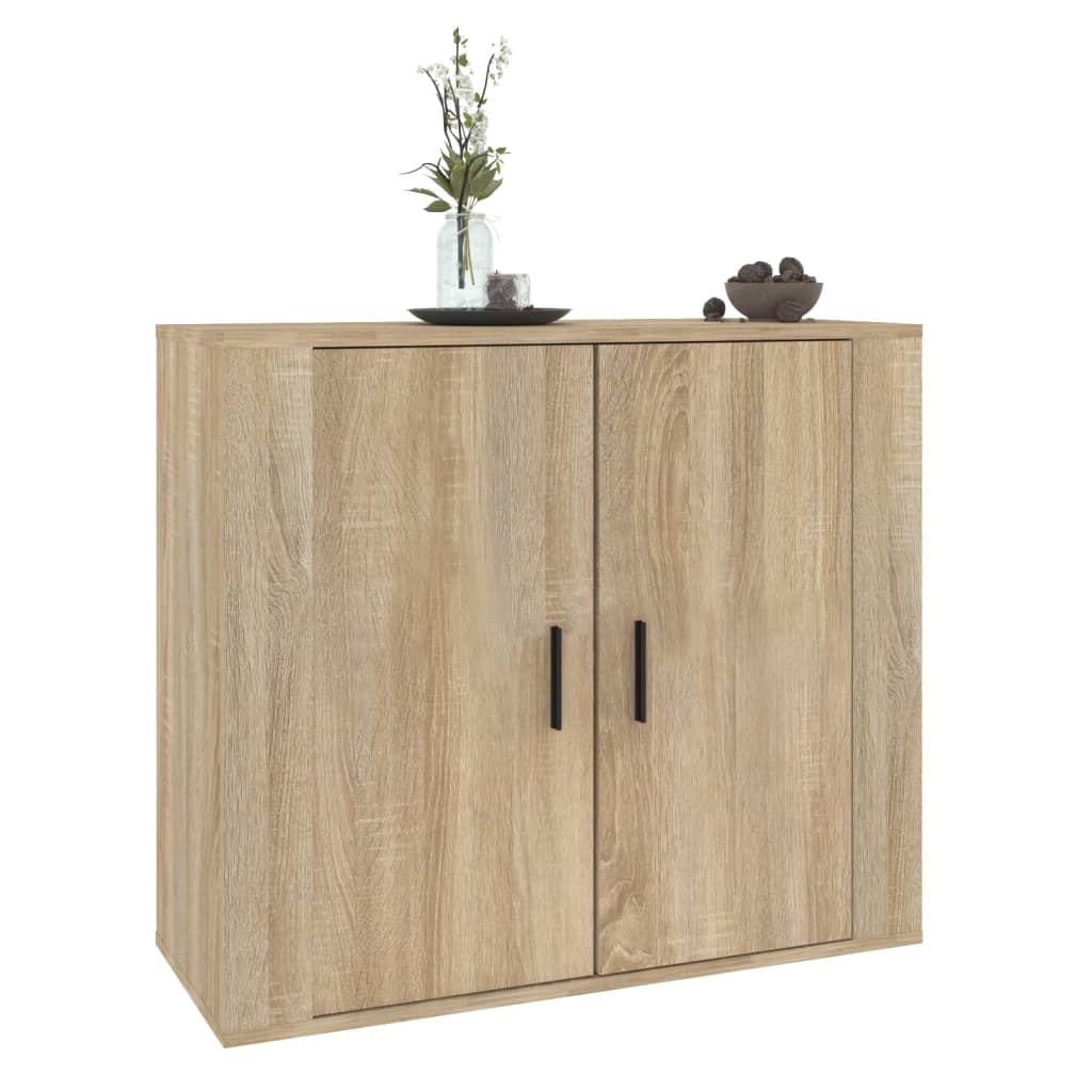 Sideboard Sonoma Oak 80x33x70 cm Engineered Wood