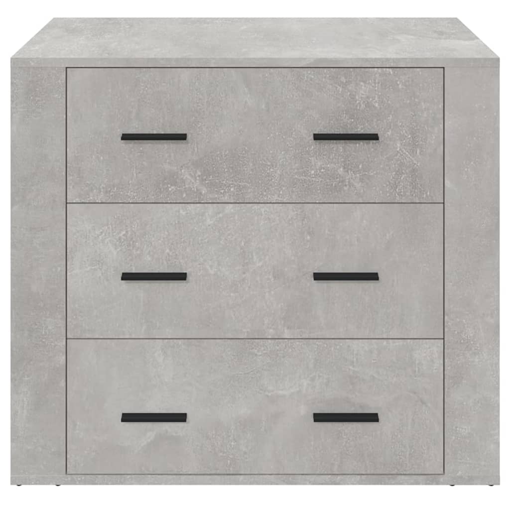 Sideboard Concrete Grey 80x33x70 cm Engineered Wood