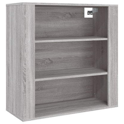 Wall Cabinet Grey Sonoma 80x33x80 cm Engineered Wood