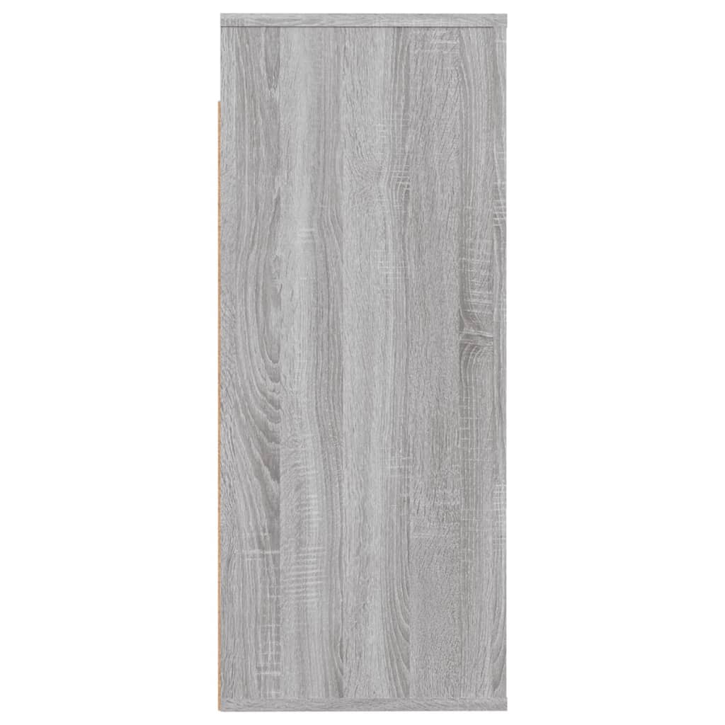 Wall Cabinet Grey Sonoma 80x33x80 cm Engineered Wood