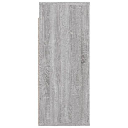 Wall Cabinet Grey Sonoma 80x33x80 cm Engineered Wood