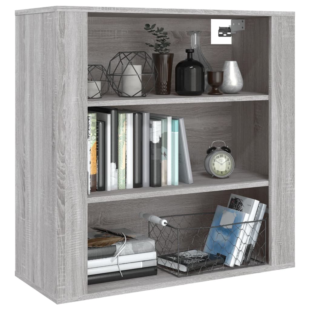 Wall Cabinet Grey Sonoma 80x33x80 cm Engineered Wood