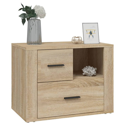 Bedside Cabinet Sonoma Oak 60x36x45 cm Engineered Wood