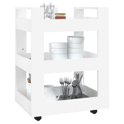 Kitchen Trolley White 60x45x80 cm Engineered Wood