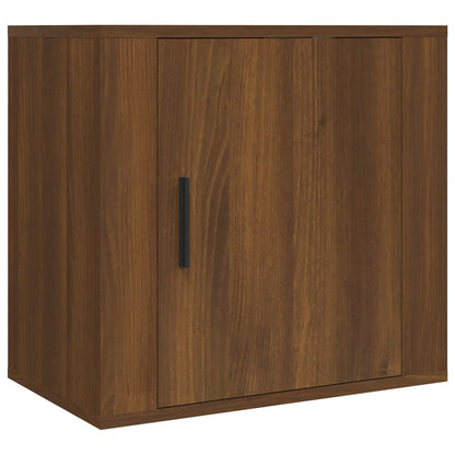 Wall-mounted Bedside Cabinets 2 pcs Brown Oak 50x30x47 cm