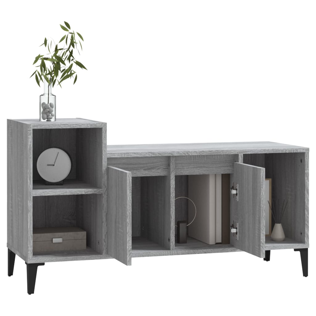 TV Cabinet Grey Sonoma 100x35x55 cm Engineered Wood