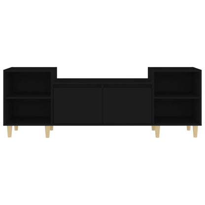 TV Cabinet Black 160x35x55 cm Engineered Wood