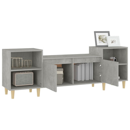 TV Cabinet Concrete Grey 160x35x55 cm Engineered Wood