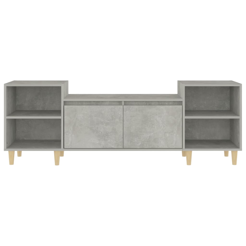 TV Cabinet Concrete Grey 160x35x55 cm Engineered Wood