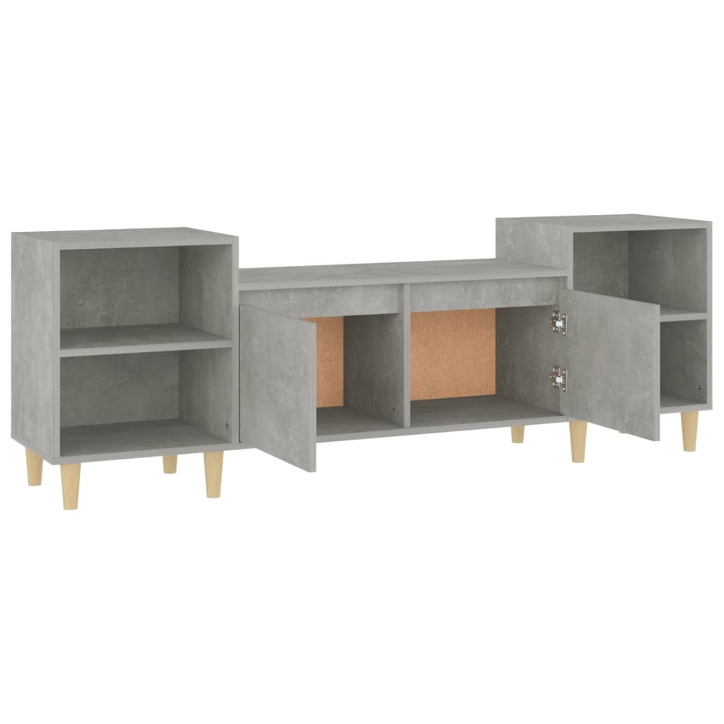 TV Cabinet Concrete Grey 160x35x55 cm Engineered Wood