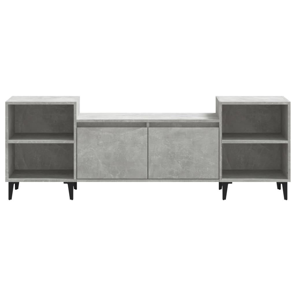 TV Cabinet Concrete Grey 160x35x55 cm Engineered Wood