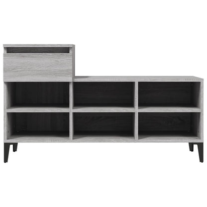 Shoe Cabinet Grey Sonoma 102x36x60 cm Engineered Wood