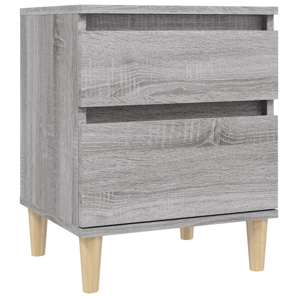 Bedside Cabinet Grey Sonoma 40x35x50 cm