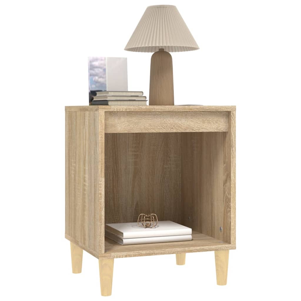 Bedside Cabinet Sonoma Oak 40x35x50 cm