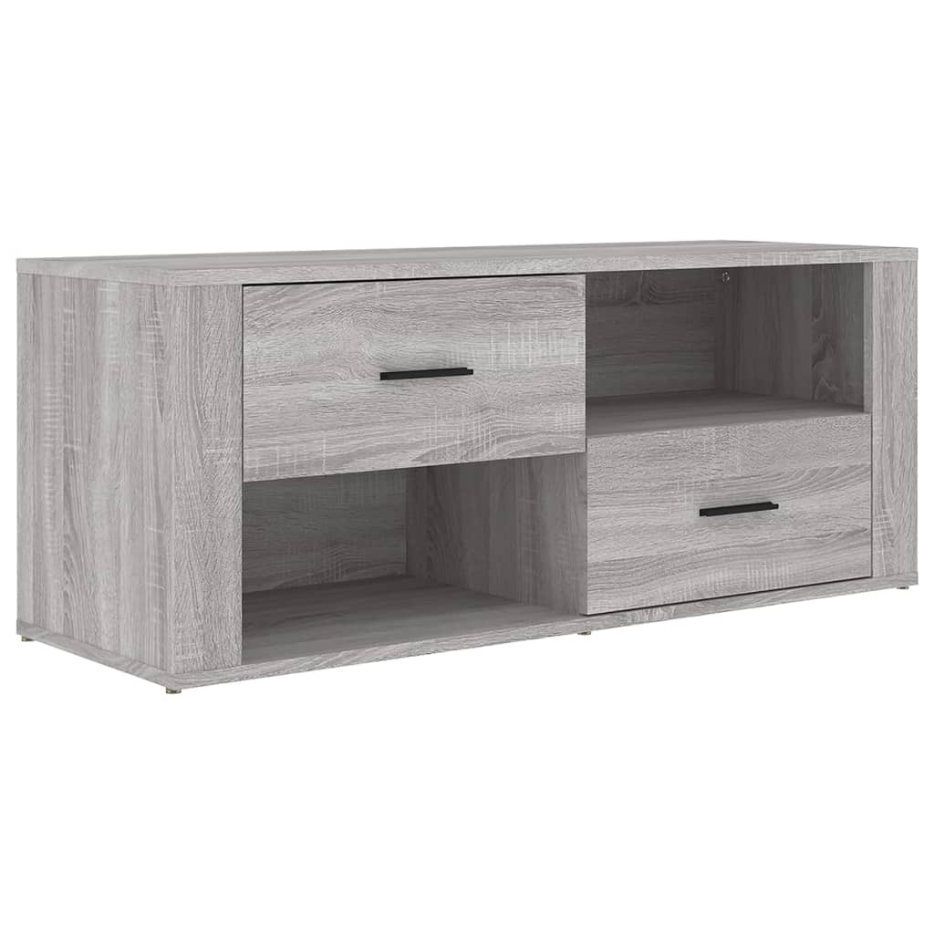 TV Cabinet Grey Sonoma 100x35x40 cm Engineered Wood