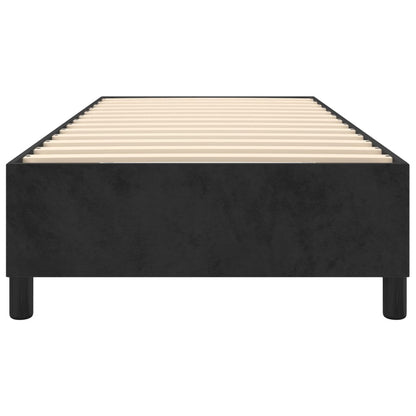 Bed Frame without Mattress Black Single Velvet (UK/IE/FI/NO only)