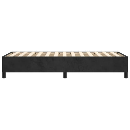 Bed Frame without Mattress Black Single Velvet (UK/IE/FI/NO only)