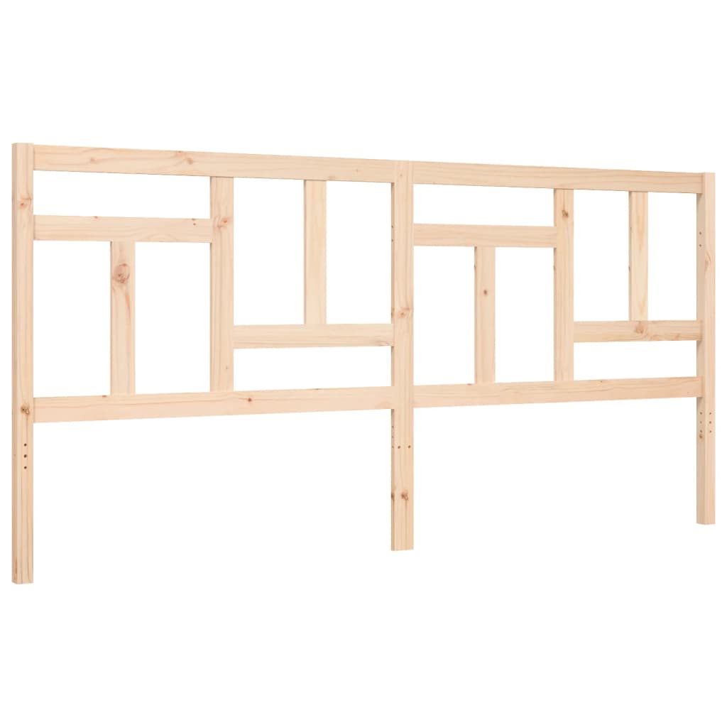 Bed Frame without Mattress Super King Size Solid Wood