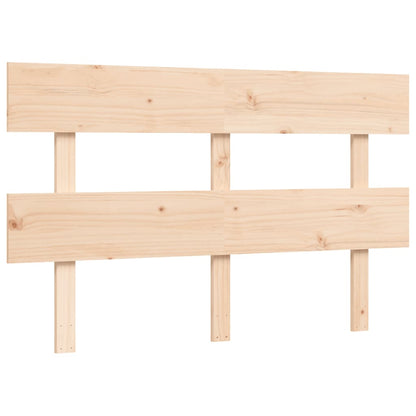 Bed Frame without Mattress Double Solid Wood