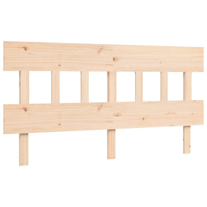 Bed Frame without Mattress King Size Solid Wood