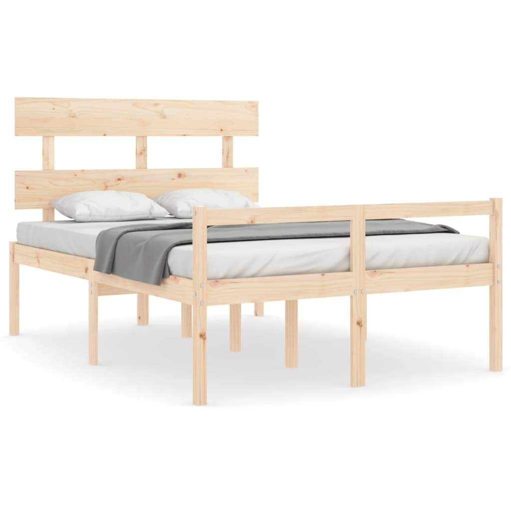 Senior Bed without Mattress Double Solid Wood